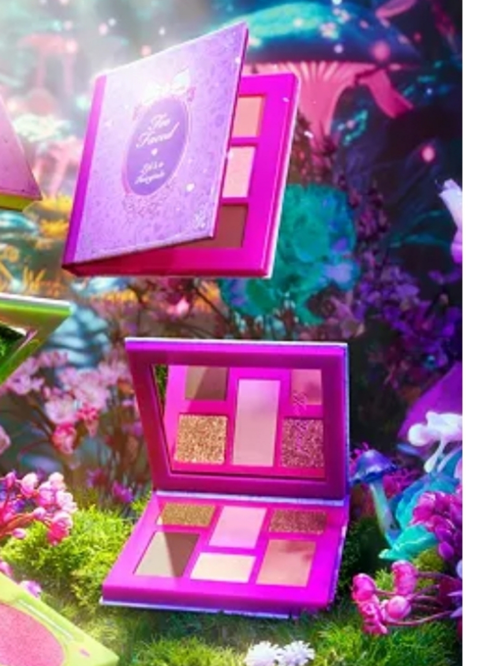 Too Faced Vibrant Pink Eyeshadow Palette - Made In Italy Nib